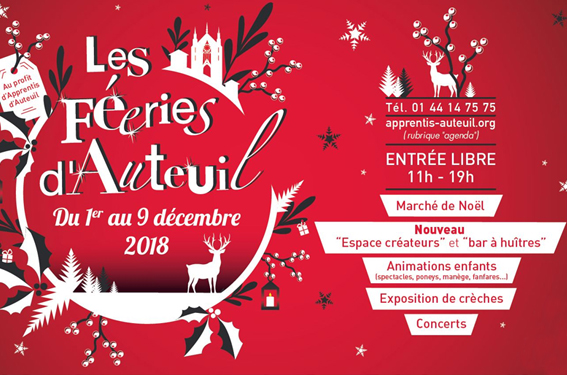 Féeries d’Auteuil 2018 : la magie de Noël pour toute la famille !
